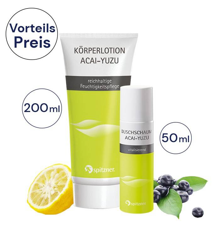 Spitzner Kleine Reise Dusch- & Körperpflege Acai-Yuzu