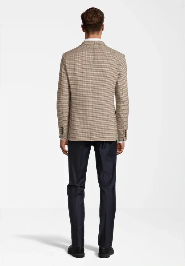 Steffen Klein Anzug Dreiteilig Kombiniert In Beige-schwarz