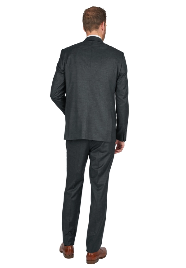 Steffen Klein Anzug Regular Fit Elastisch In Anthracite