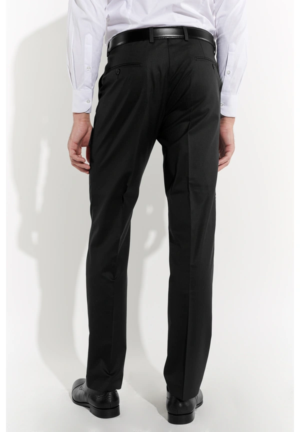Steffen Klein Anzughose Regular Fit Elastisch In Schwarz