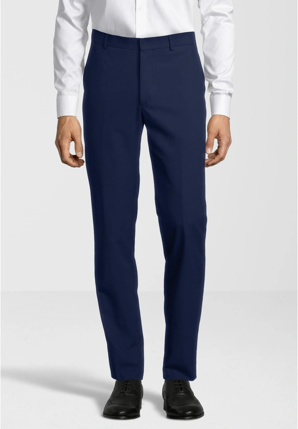 Steffen Klein Anzughose Stoffhose Slim Fit Business in Blau