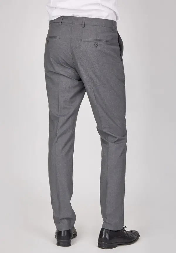 Steffen Klein Anzughose Stoffhose Slim Fit Business In Grau