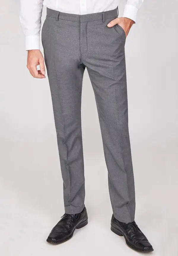 Steffen Klein Anzughose Stoffhose Slim Fit Business in Grau