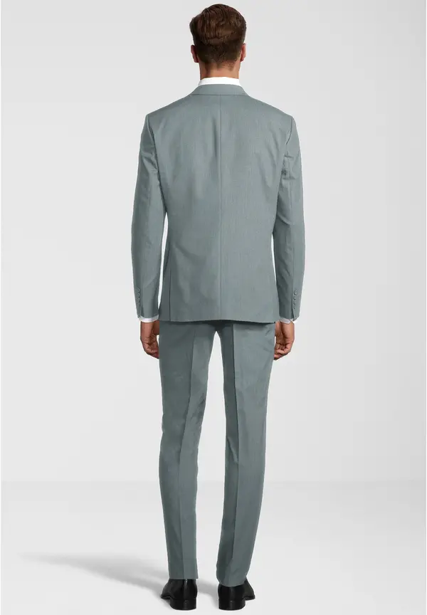Steffen Klein Business Anzug 3-teilig Dreiteiler Mit Weste In Salbei