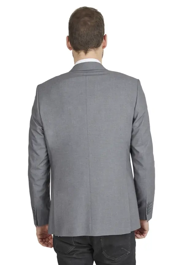 Steffen Klein Designer Business Sakko Anzug-Jackett Regular Fit In Grau