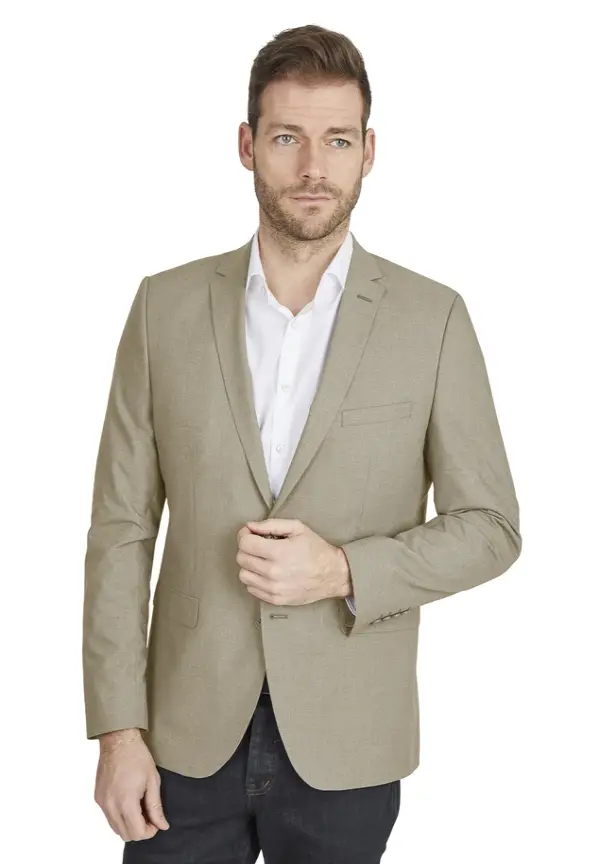 Steffen Klein Designer Business Sakko Anzug-Jackett Regular Fit In Sand