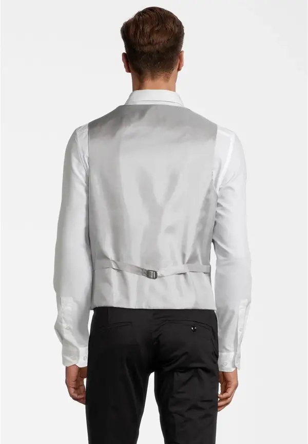 Steffen Klein Anzug-Weste In Grau Melange