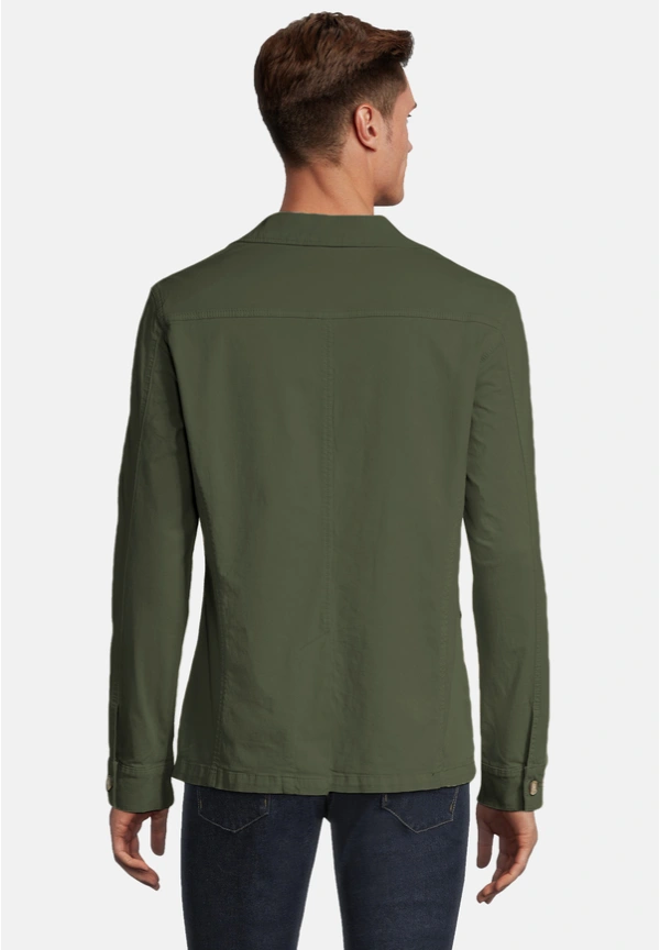 Steffen Klein Baumwoll-Sakko In Khaki