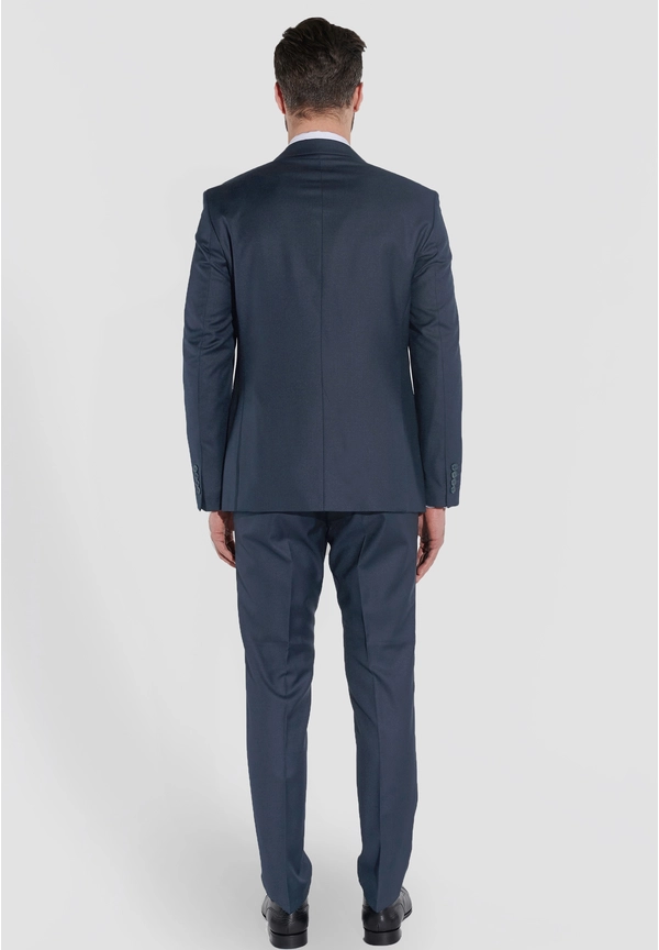 Steffen Klein Designer Anzug Slim Fit In Graublau