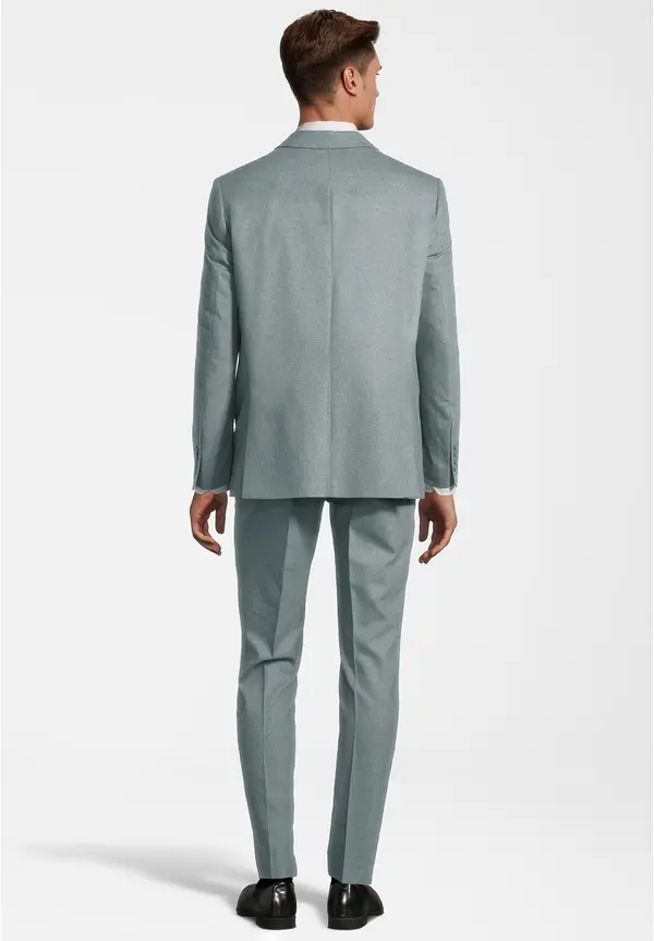 Steffen Klein Designer Anzug Slim Fit In Salbei