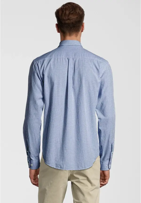 Steffen Klein Hemd Vichy-Karo In Marine