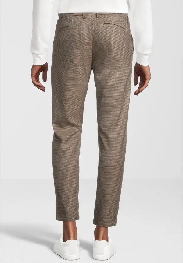 Steffen Klein Hose Knöchellang Zweifarbig In Beige