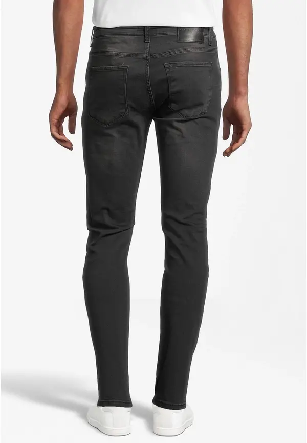 Steffen Klein Jeans Slim Fit Used In Black Denim