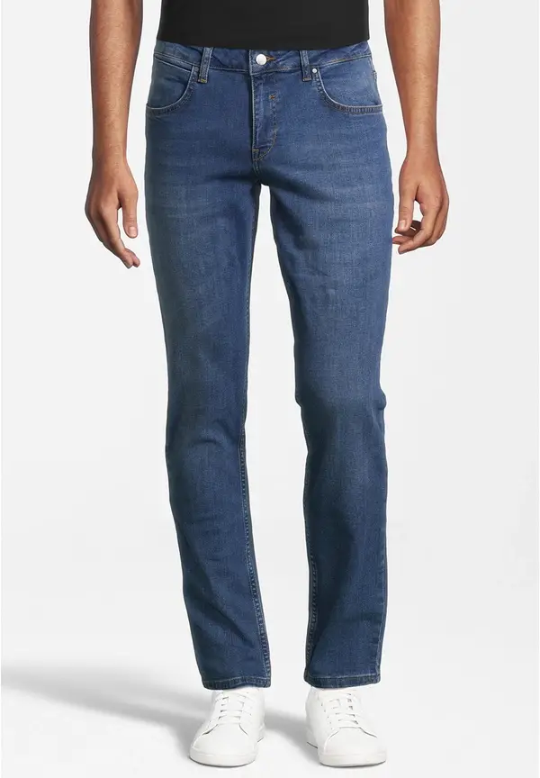 Steffen Klein Jeans Slim Fit Used In Blue Denim
