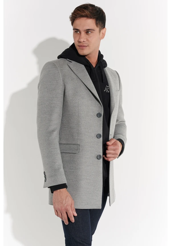 Steffen Klein Kurzmantel In Gray