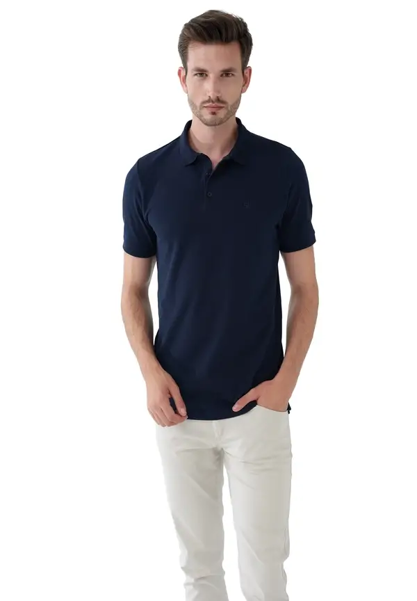 Steffen Klein Poloshirt in Marine