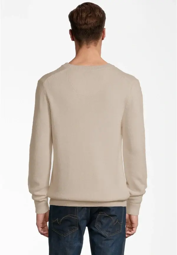 Steffen Klein Rundhals Soft Touch In Beige