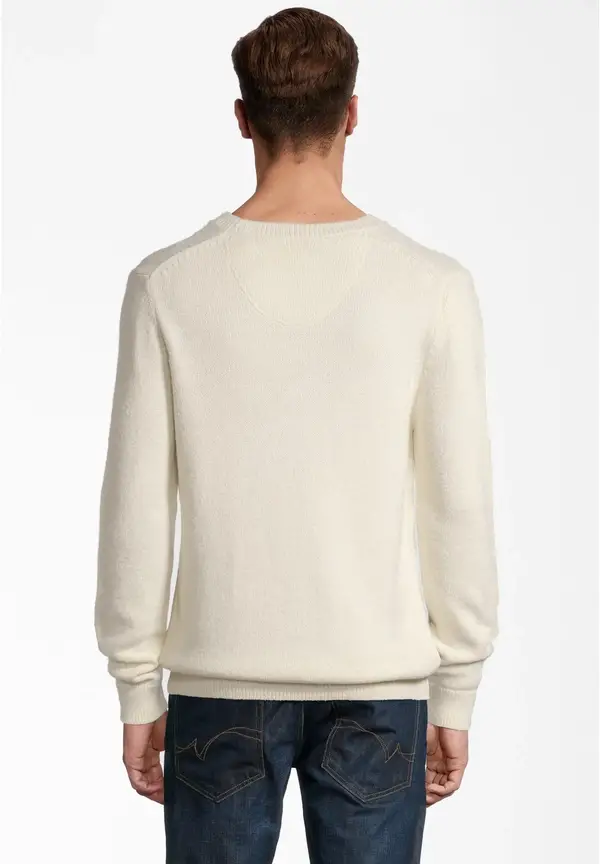 Steffen Klein Rundhals Soft Touch In Creme