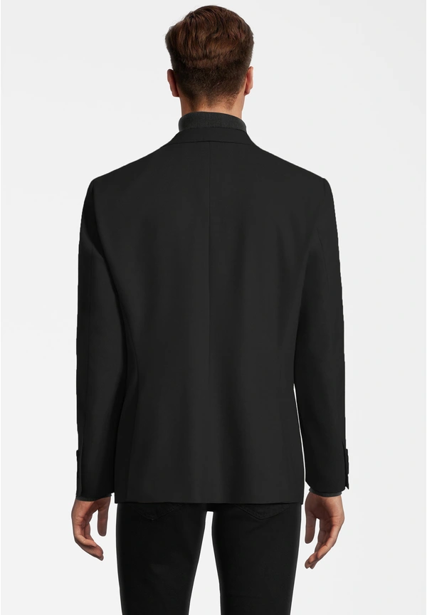 Steffen Klein Sakko Aufgesetzte Taschen In Schwarz