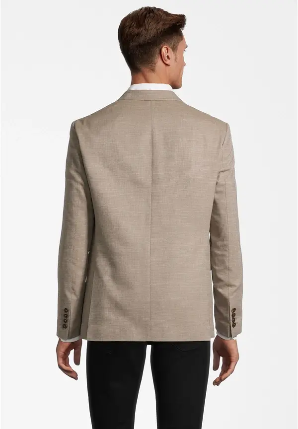 Steffen Klein Sakko Struktur Melange In Beige