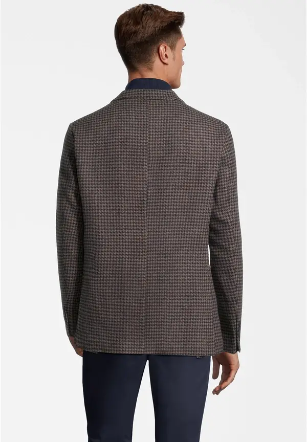 Steffen Klein Sakko Woll-Mix In Braun