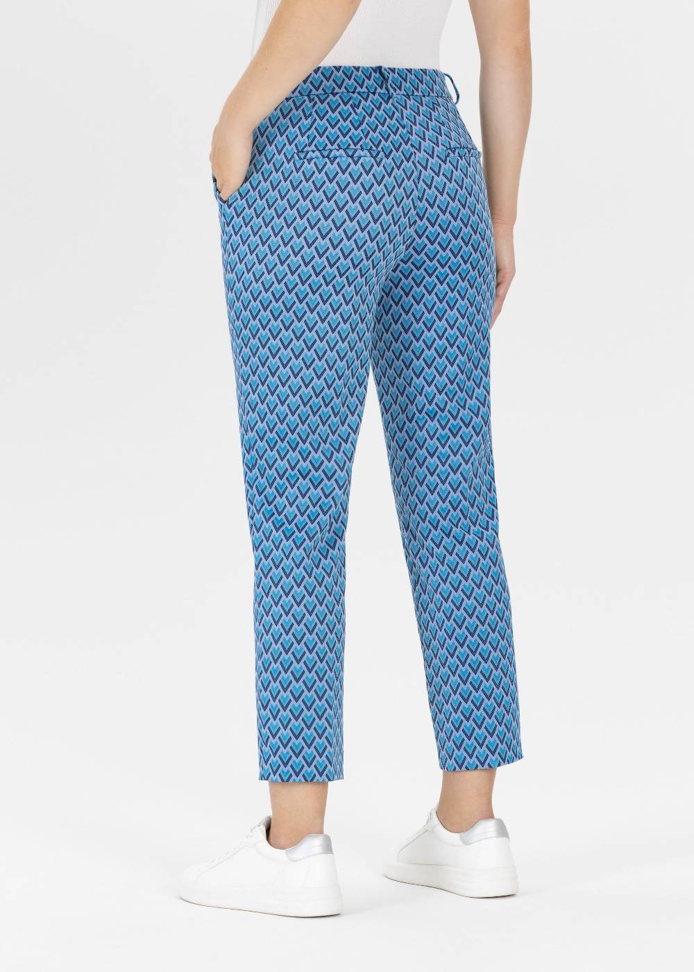 Stehmann 6/8-Hose Fluor In Triangle Jacquard Qualität