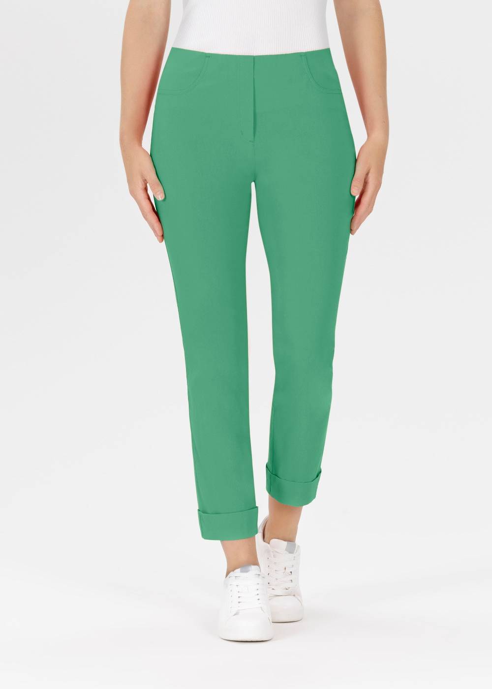 Stehmann 6/8 Hose Igor in stretchiger Bengaline Qualität