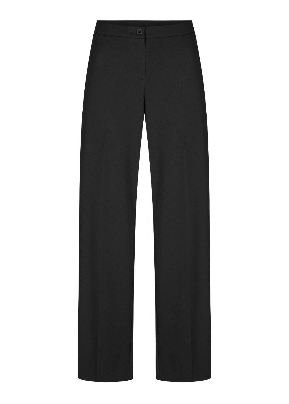 Stehmann Hose Hillda In Scuba Crepe Mit Weitem Bein