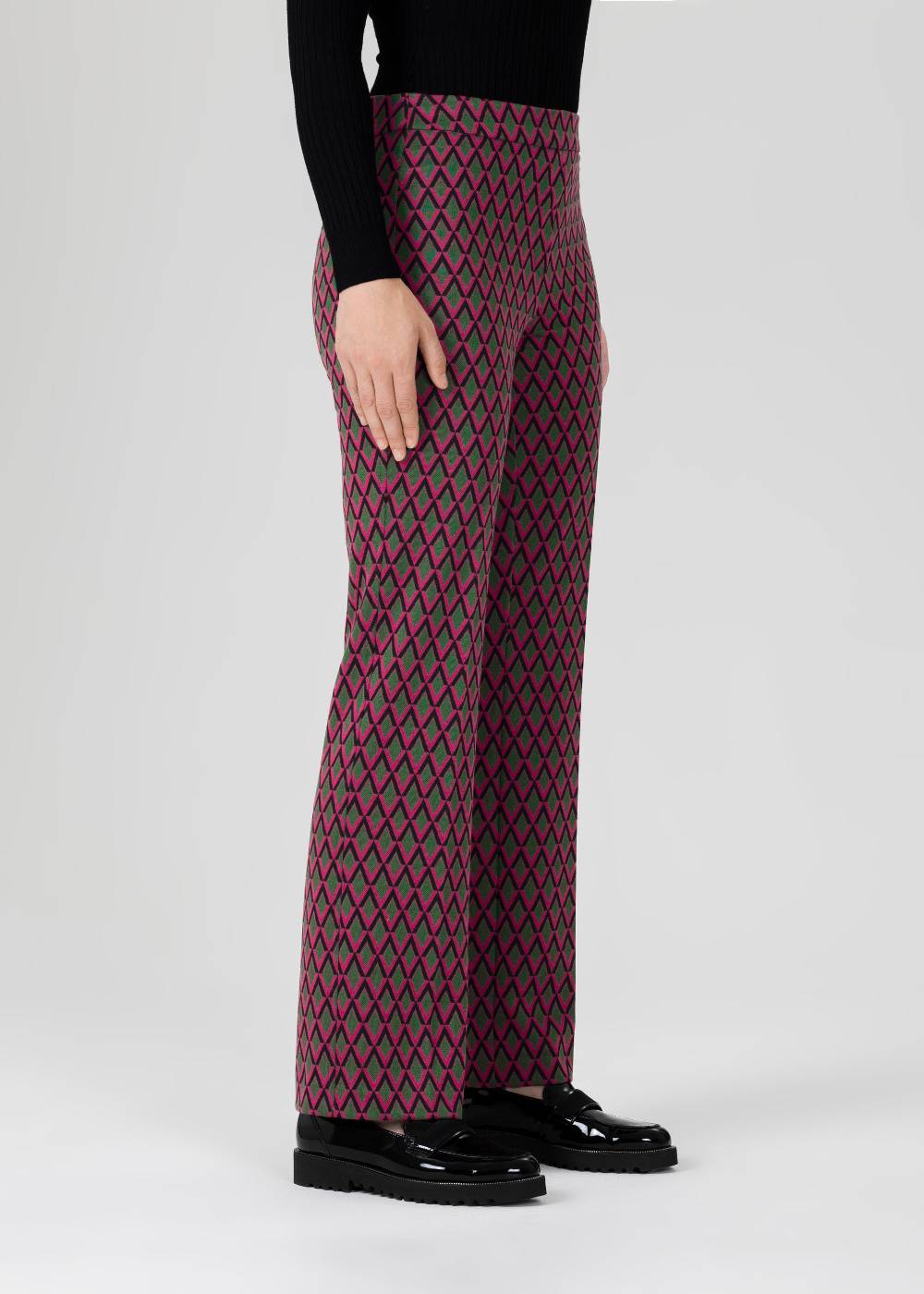 Stehmann Jerseyhose Editta Mit Leicht Ausgestelltem Bein