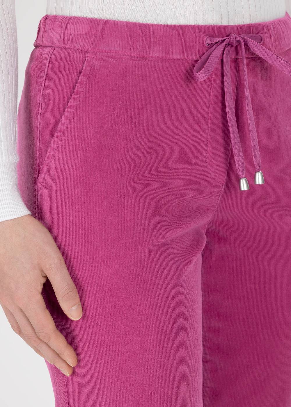 Stehmann Jogpants Messing In Feinem Cord Mit Bügelfalte