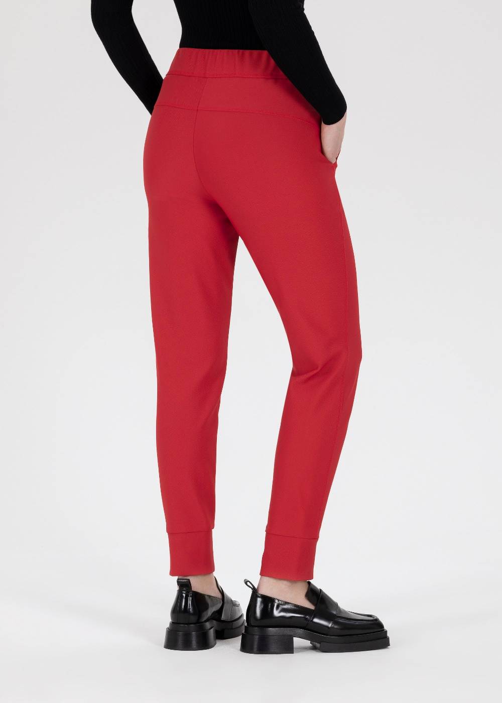 Stehmann Jogpants Roxana In Weichem Diagonal Rib Jersey