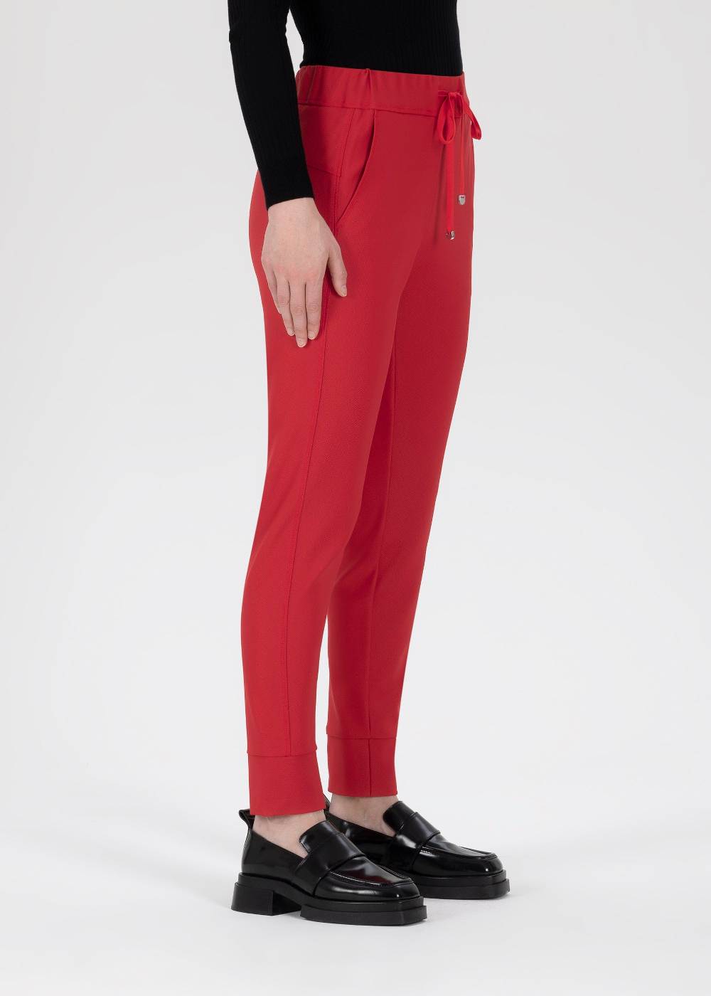 Stehmann Jogpants Roxana In Weichem Diagonal Rib Jersey