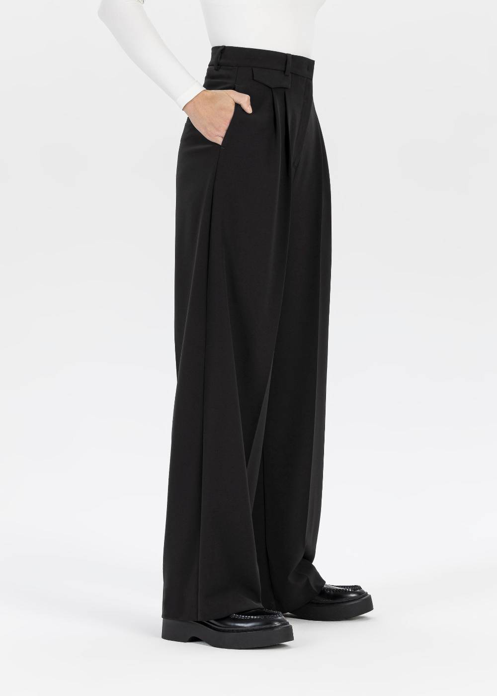 Stehmann Relaxed Hose Jeannie Aus Texturiertem Gewebe