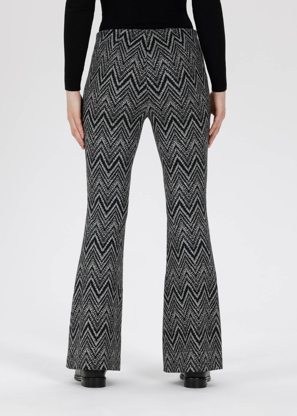 Stehmann Schlaghose Ebelyn In Gestricktem Zick Zack