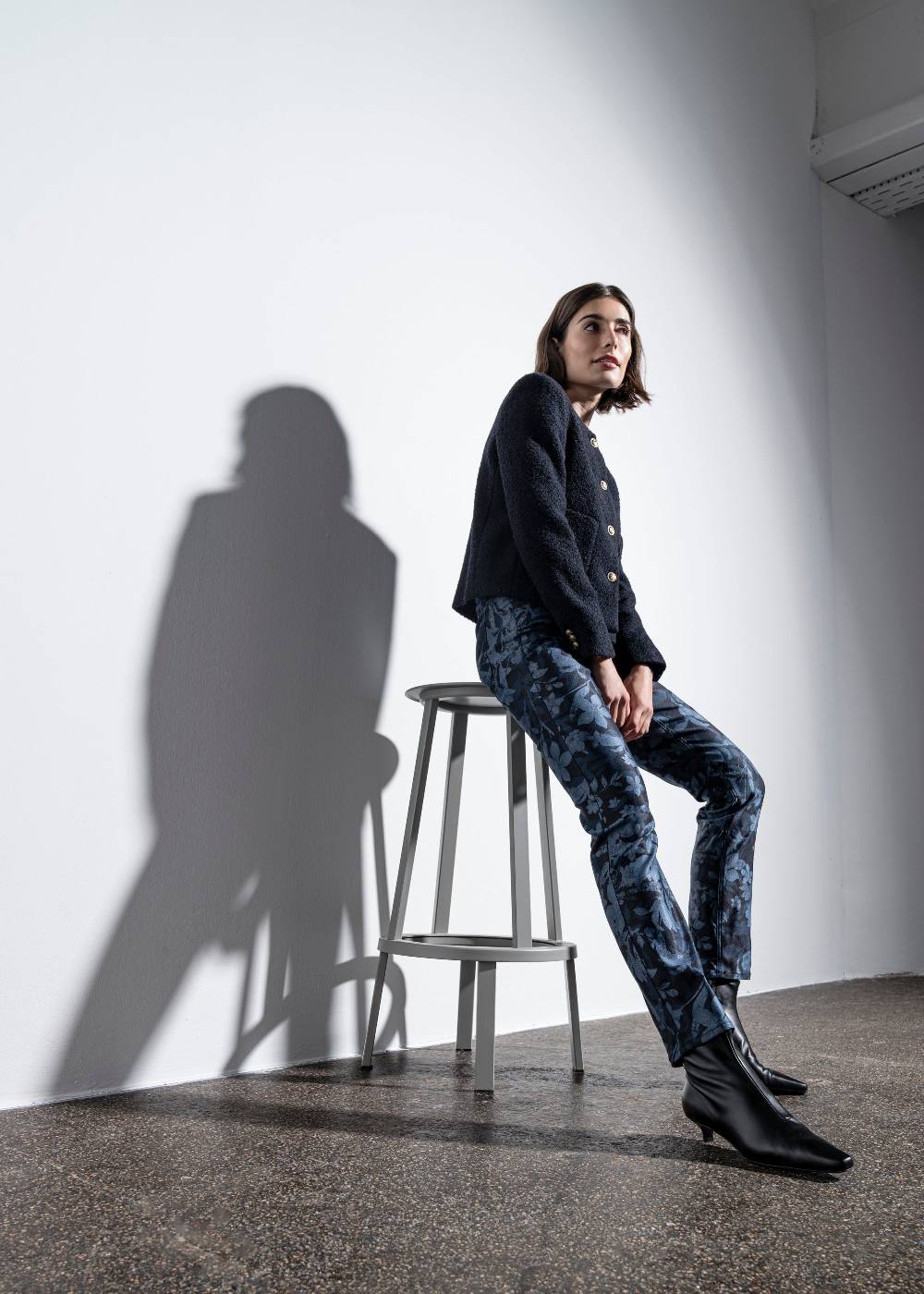 Stehmann 5-Pocket Mellina In Denim-Print Qualität