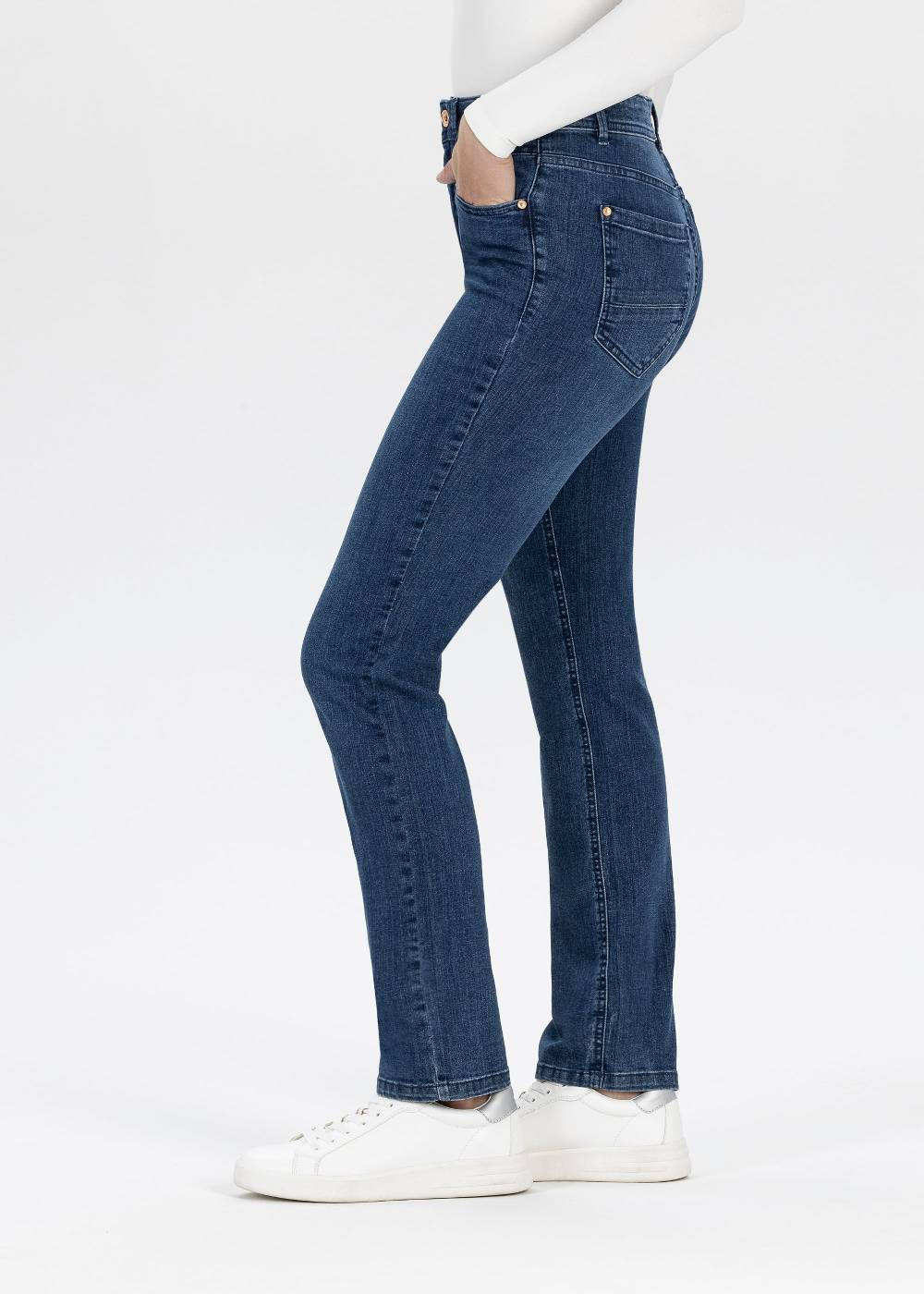 Stehmann 5-Pocket Mellina In Powerstretch-Denim