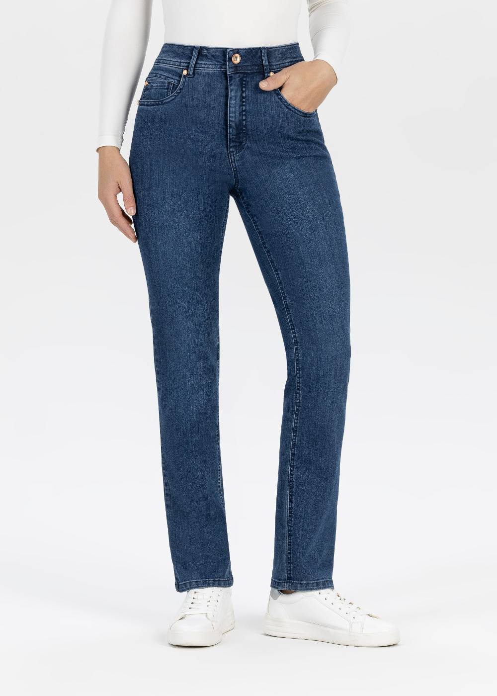 Stehmann 5-Pocket Mellina in Powerstretch-Denim