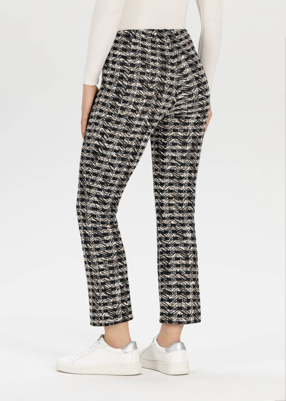 Stehmann 6/8-Hose Giselle In Bouclé Jersey