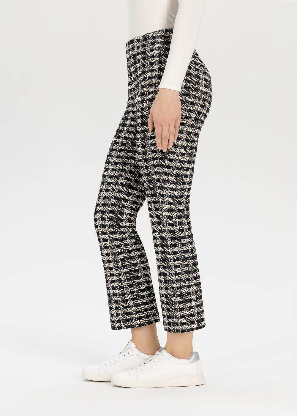 Stehmann 6/8-Hose Giselle In Bouclé Jersey