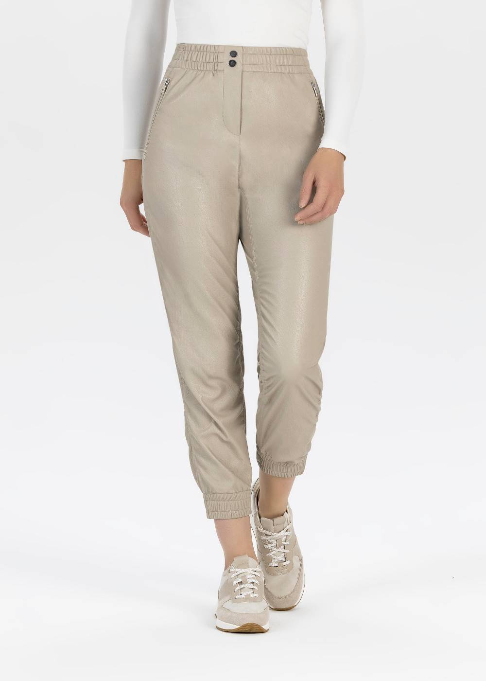 Stehmann 6/8-Hose Hila in Eco-Leder