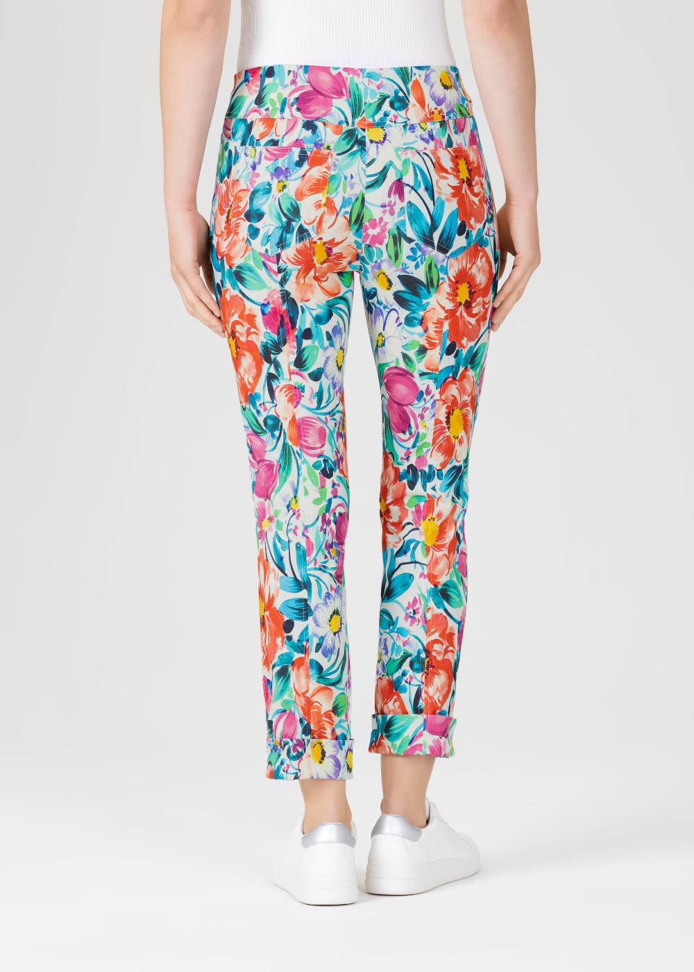 Stehmann 6/8-Hose Igor Mit Flower Print