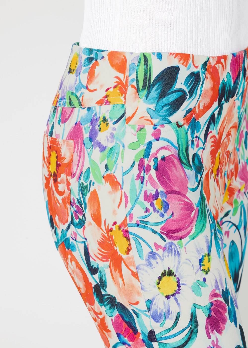 Stehmann 6/8-Hose Igor Mit Flower Print