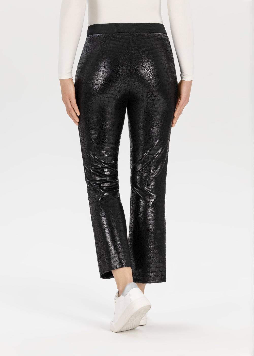 Stehmann 6/8-Hose Leni In Metallic Optik