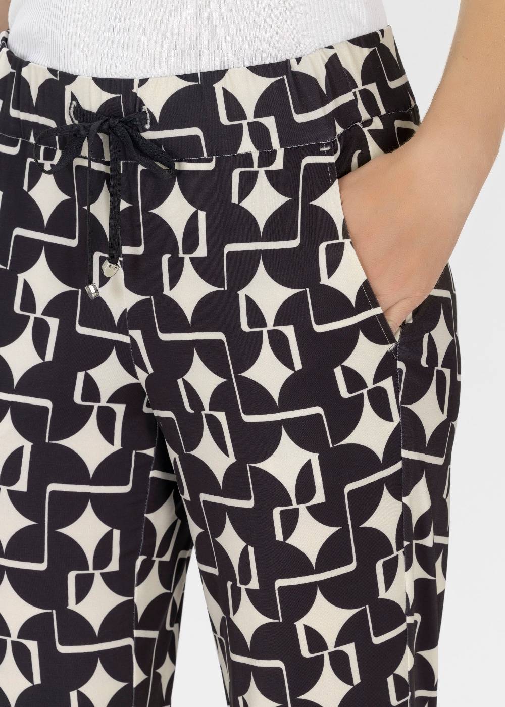 Stehmann 6/8-Jogpants Roxana In Bi-Stretch Jersey