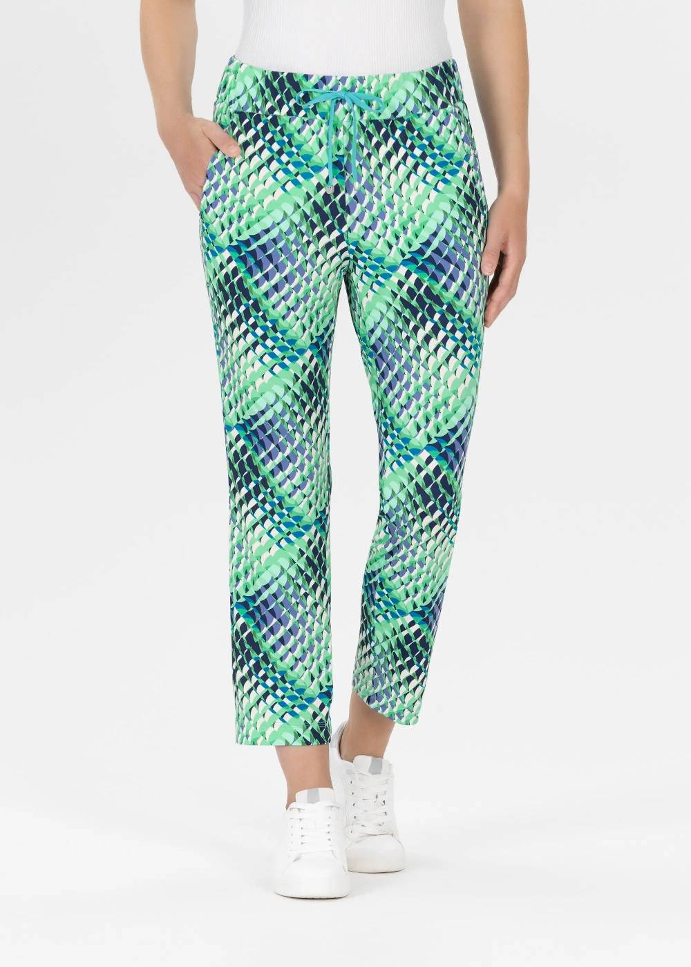 Stehmann 6/8-Jogpants Roxana in Bi-Stretch Jersey