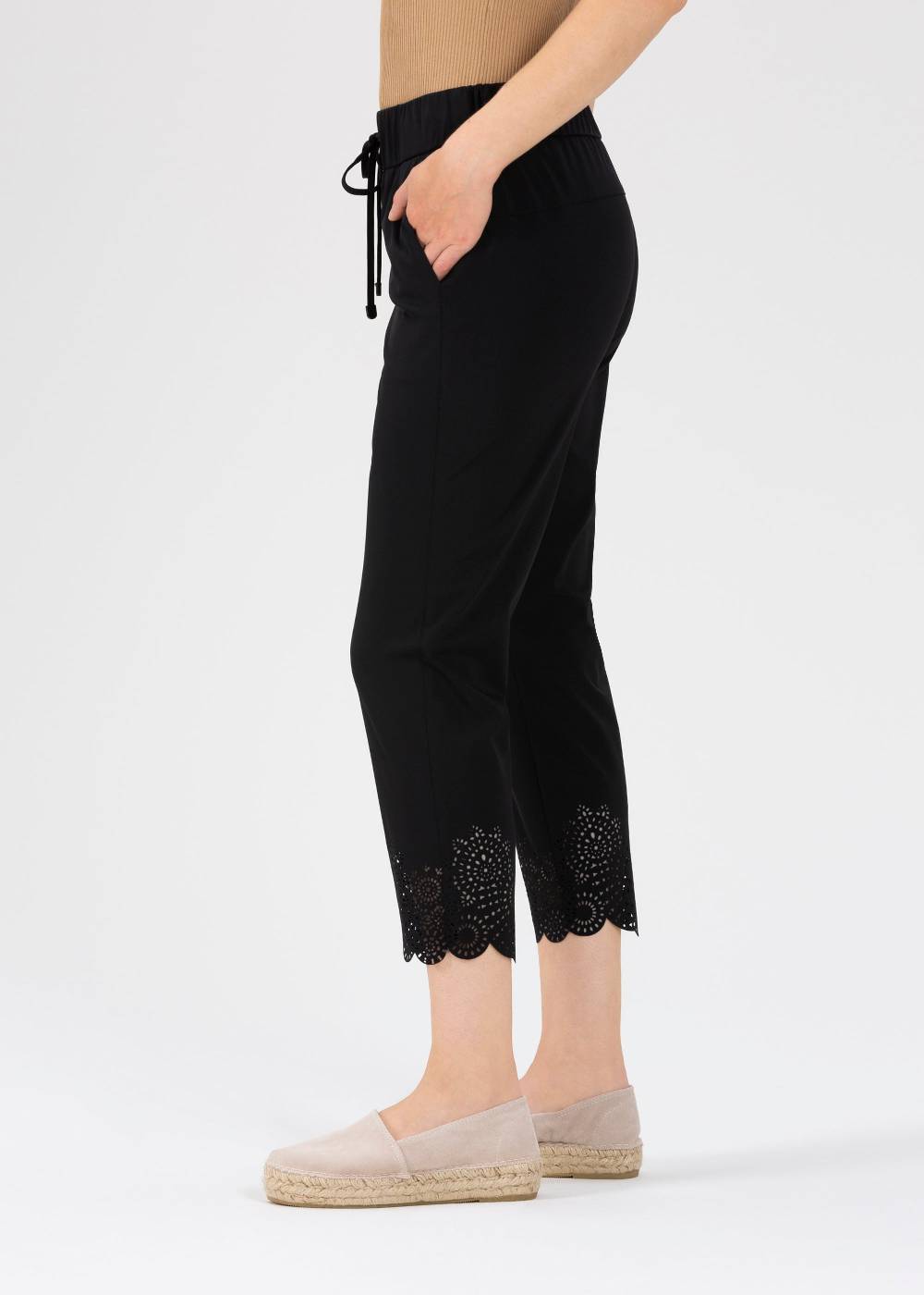 Stehmann 6/8-Jogpants Roxana In Jersey-Qualität