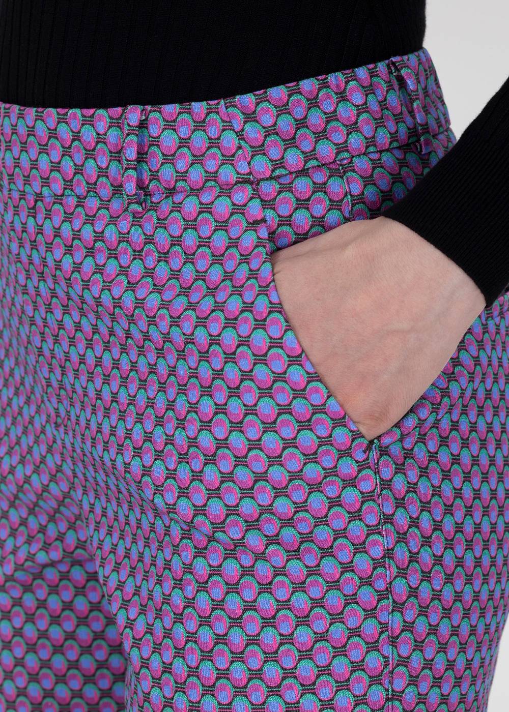 Stehmann 7/8-Chino Fluor In Baumwollstretch