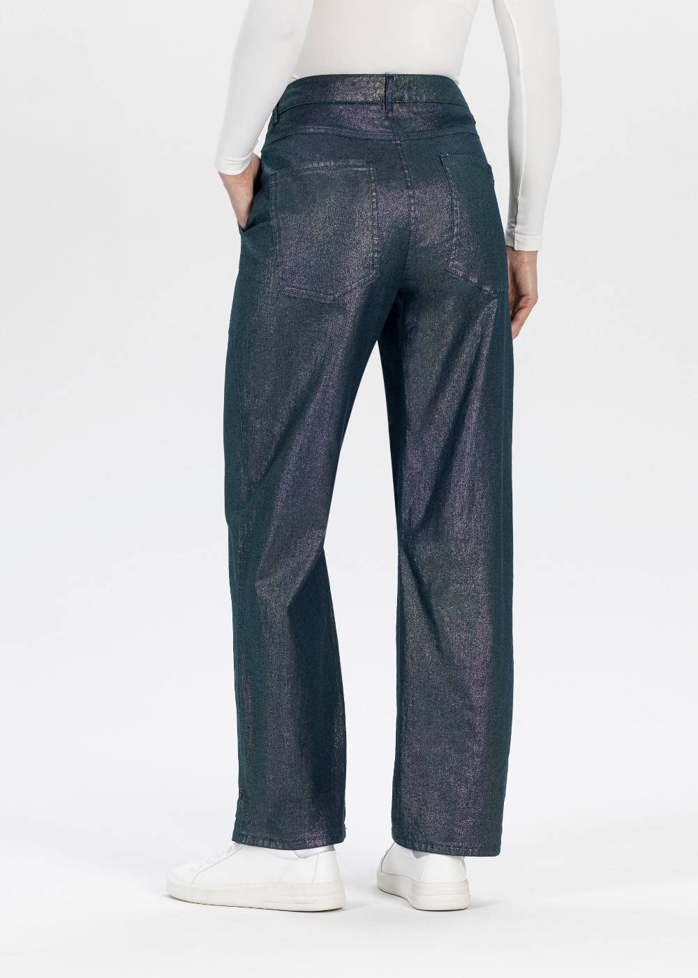 Stehmann 7/8-Hose Fibi In Metallic Look