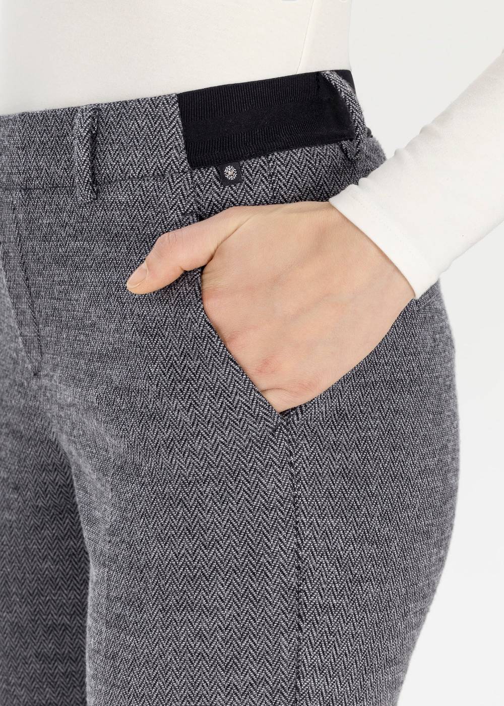 Stehmann 7/8-Hose Fluor In Herringbone Jersey