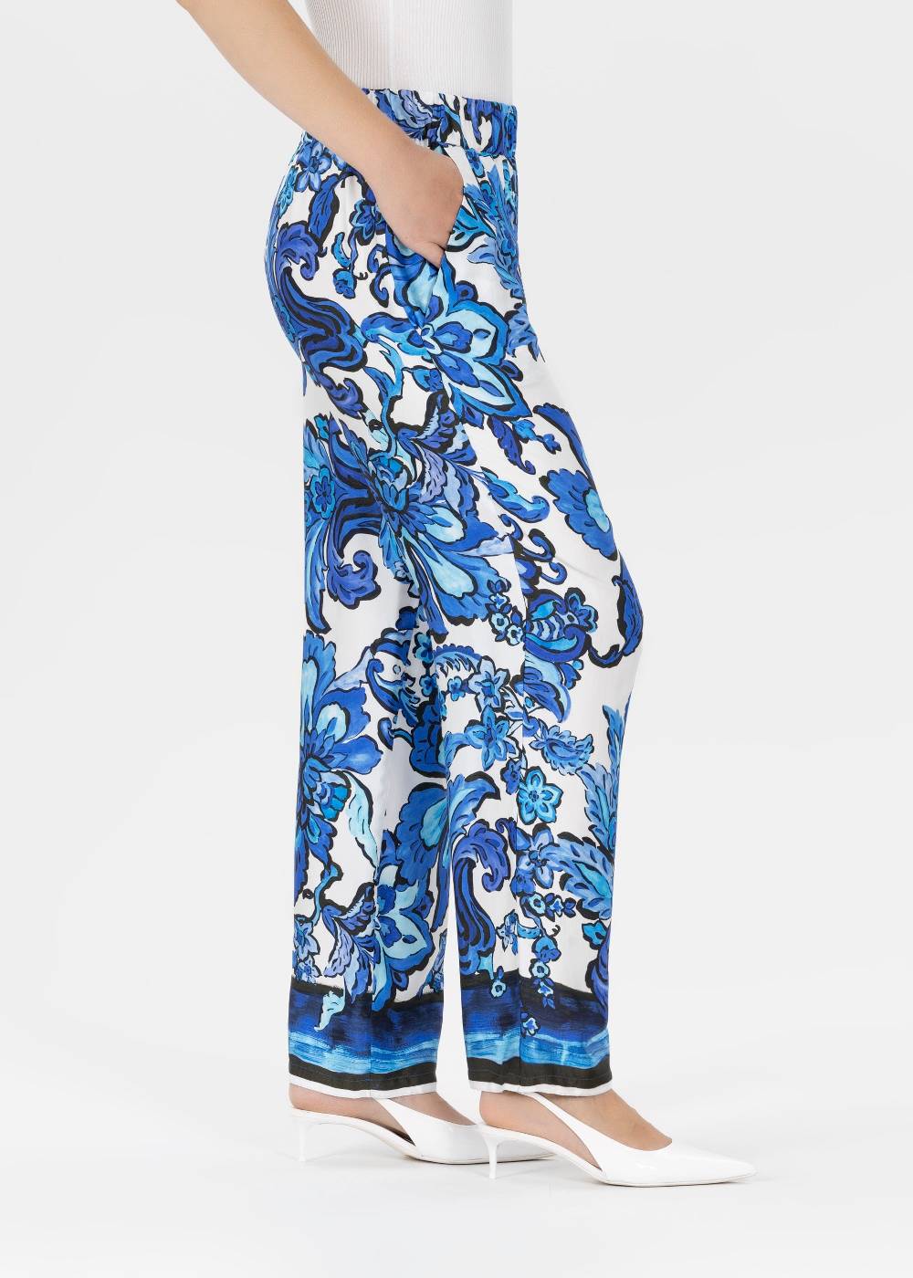 Stehmann 7/8-Hose Frauke Mit Blumenprint